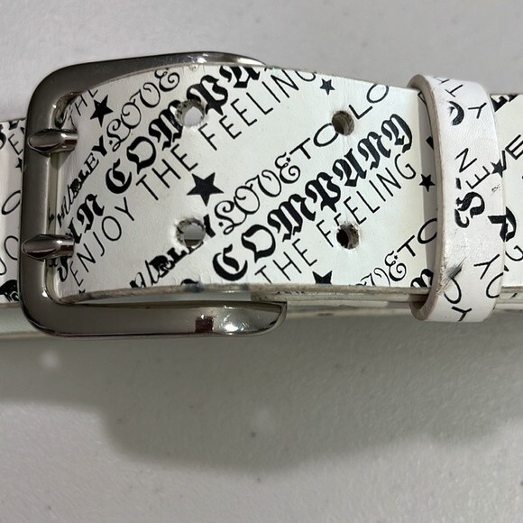 Hurley Enjoy The Feeling Belt White Size Large - Picture 3 of 8